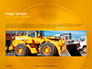 Closeup Photo of Yellow Vehicle Wheel with Tire Presentation slide 11