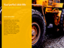 Closeup Photo of Yellow Vehicle Wheel with Tire Presentation slide 9