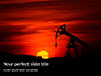 Oilfield Silhouette on Sunset Presentation slide 1