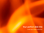 Abstract Fire Background with Flames Presentation slide 1