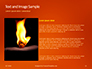 Abstract Fire Background with Flames Presentation slide 15