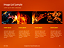 Abstract Fire Background with Flames Presentation slide 16