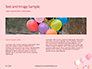 Hands Holding Pink and White Balloons Presentation slide 14