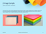 Three Colored Cambered Paper Sheets Presentation slide 11