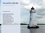White Lighthouse Tower Under Blue Sky Presentation slide 9