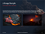 Volcano Eruption during Nighttime Presentation slide 11