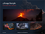 Volcano Eruption during Nighttime Presentation slide 13