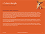Cute Puppy Portrait on Orange Background Presentation slide 4