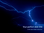 Dark Stormy Sky with Lightnings Presentation slide 1