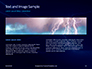 Dark Stormy Sky with Lightnings Presentation slide 14