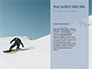 Snowboarder in Fine White Powder Snow Presentation slide 9