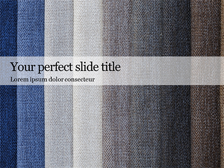 Layers of Different Fabrics with Different Colors Presentation Presentation Template, Master Slide