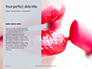 Red Lips Closeup Presentation slide 9