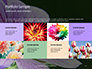 Violet Malva Flower Closeup Presentation slide 17