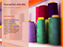 Sewing Threads Multicolored Closeup Presentation slide 9