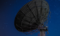 Radio Telescope at Starry Night Presentation Presentation Template