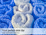 White and Blue Wool Fluffy Towels Presentation slide 1