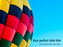 Colorful Hot Air Balloon in Blue Sky Presentation slide 1