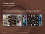 Abstract Melted Chocolate Swirl Background Presentation slide 11