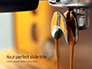Espresso Machine Making Coffee Presentation slide 1