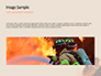 Working Fireman Surrounded by Smoke Presentation slide 10