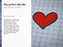Heart Shape Drawn on Sheet of Paper Presentation slide 9