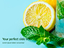 Cucumber Lemon and Mint Water Presentation slide 1