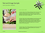 Four Levitating Knives Against Green Background Presentation slide 15