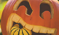 Halloween Carved Pumpkin Presentation Presentation Template