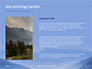 Mountain Peaks in Blue Morning Fog Presentation slide 15