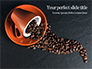 Coffee Beans Spilled From a Cup Presentation slide 1