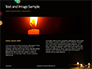 Candles Lit on Occasion of Diwali Festival Presentation slide 14