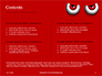 Cartoon Evil Red Eyes on Red Background Presentation slide 2