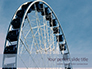 Ferris Wheel with Blue Sky Presentation slide 1