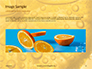 Slice of Orange in Water with Bubbles Presentation slide 10