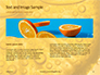 Slice of Orange in Water with Bubbles Presentation slide 14