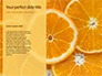 Slice of Orange in Water with Bubbles Presentation slide 9