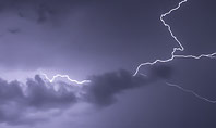 Thunder and Lightnings During Summer Storm Presentation Presentation Template