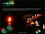 Candle Flame on Bokeh Background Presentation slide 12