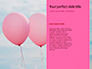 Woman with Pink balloon Instead of Her Face Presentation slide 9