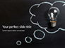 Light Bulb on Chalkboard Presentation slide 1