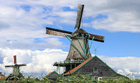 Traditional Dutch Old Wooden Windmills Presentation Presentation Template