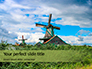 Traditional Dutch Old Wooden Windmills Presentation slide 1