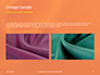 Orange Silk Fabric with Soft Folds Presentation slide 11