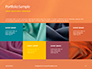 Orange Silk Fabric with Soft Folds Presentation slide 17