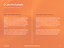 Orange Silk Fabric with Soft Folds Presentation slide 5