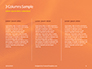 Orange Silk Fabric with Soft Folds Presentation slide 6