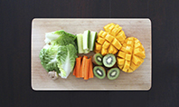 Healthy Food on Cutting Board Presentation Presentation Template