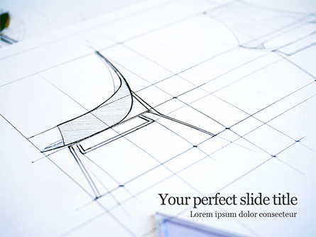 Sketch of a Furniture Product Presentation Presentation Template, Master Slide