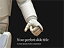 White Robot Hand Presentation slide 1